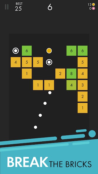 Ballz brick-breaking gameplay